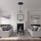 Ekena Millwork Baile Ceiling Medallion (Fits Canopies up to 6"), Hand-Painted Midnight Dream, 31 1/4"OD x 2 1/4"P CM31BAMDF - alternate 3